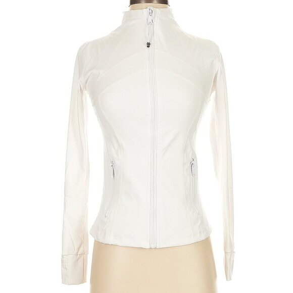 Lululemon Define Jacket in White, Size 2, $118 - Picture 7 of 9